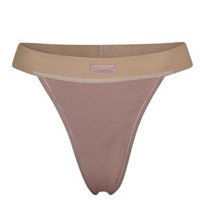 Skims Cotton Rib Thong